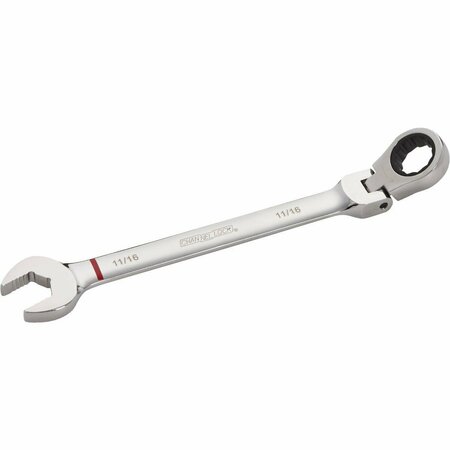 CHANNELLOCK Standard 11/16 In. 12-Point Ratcheting Flex-Head Wrench 320307